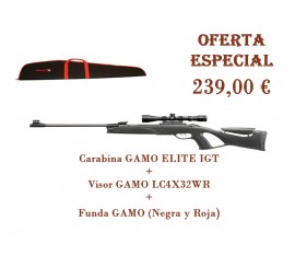 PACK CARABINA GAMO ELITE IGT