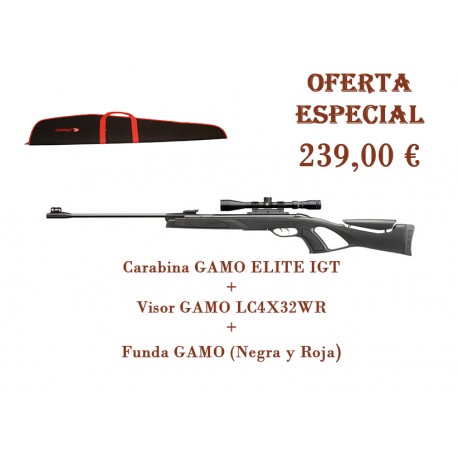 PACK CARABINA GAMO ELITE IGT